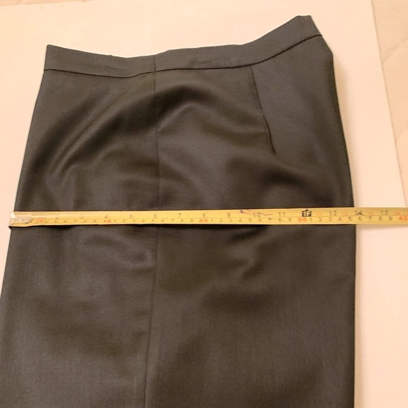 Soft and shiny fine wool blend blazer jacket & straight pants 2 Pc suit US 12 - Picture 12 of 16